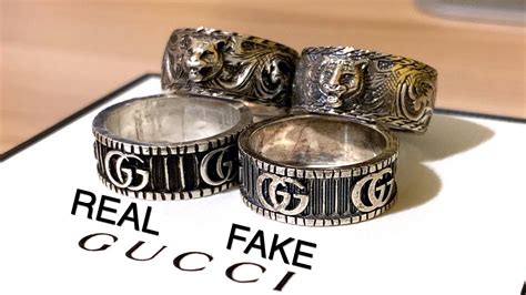 fake gucci rings|how to authenticate gucci slides.